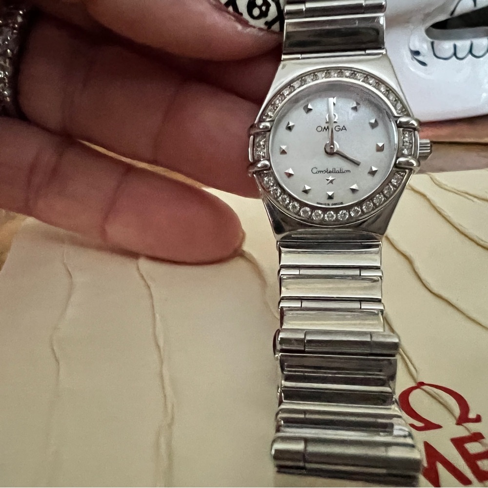 Omega My Choice Diamond bezel constellation ladies watch